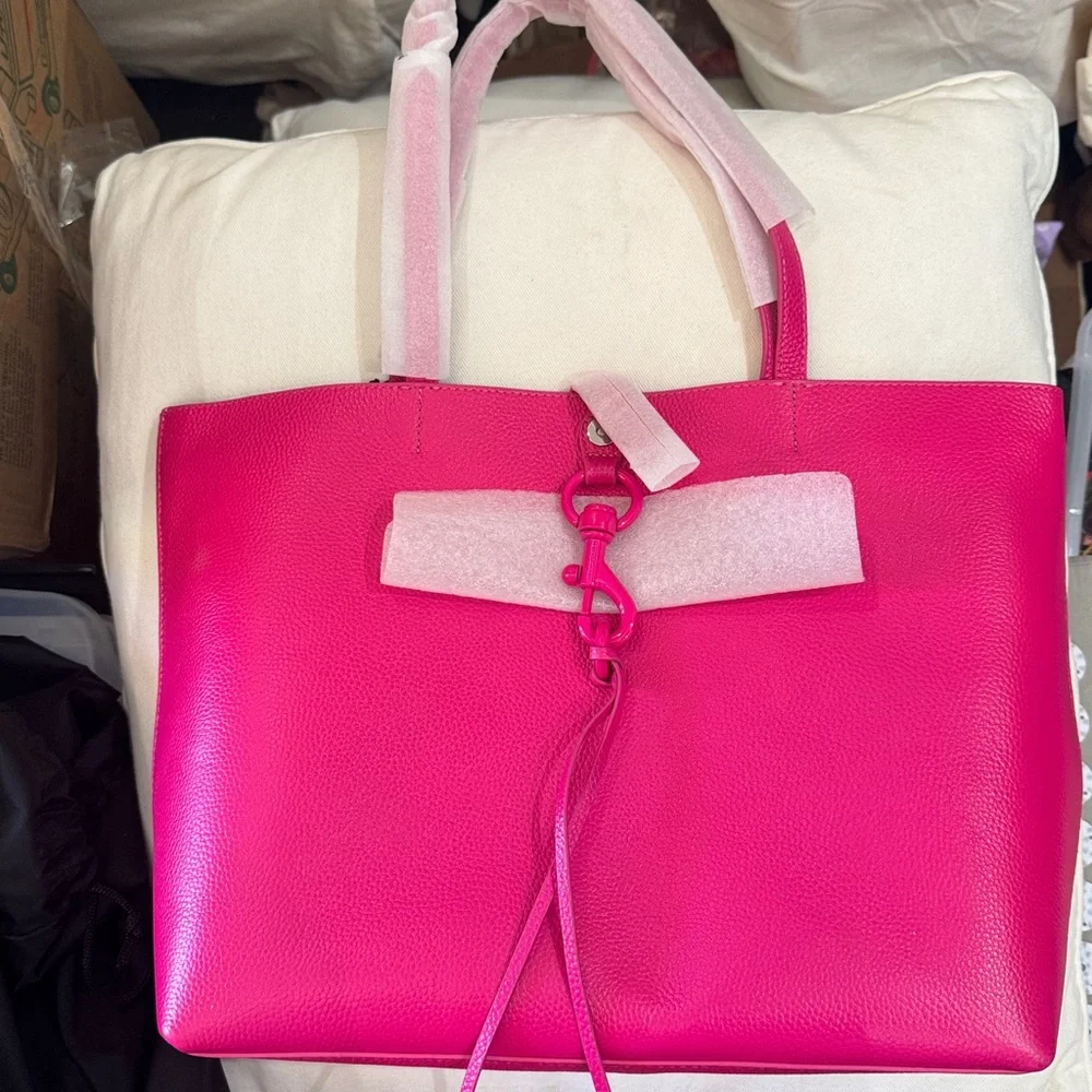 Rebecca Minkoff Megan Nylon Tote – Hot Pink NWT with Dustbag and tags